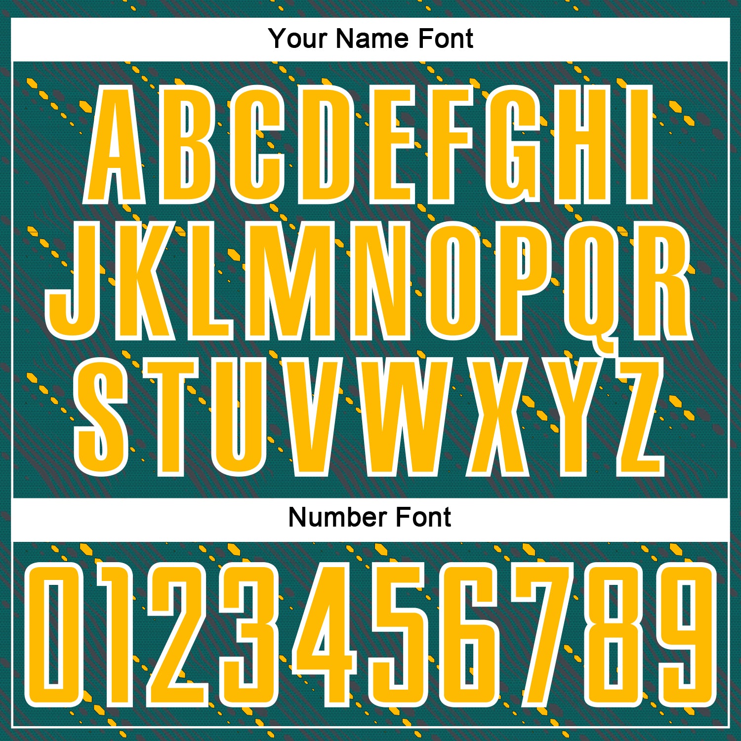 Custom Teal Gold-White Slant Lines Sports Sublimation Soccer Uniform Jersey