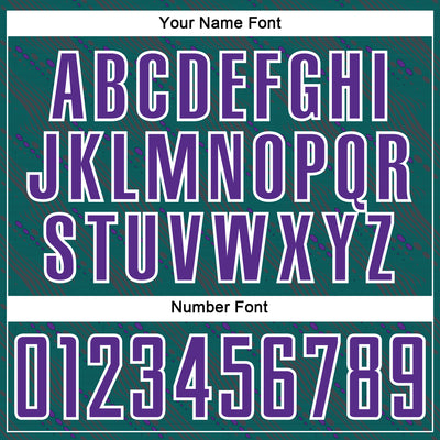 Custom Teal Purple-White Slant Lines Sports Sublimation Soccer Uniform Jersey