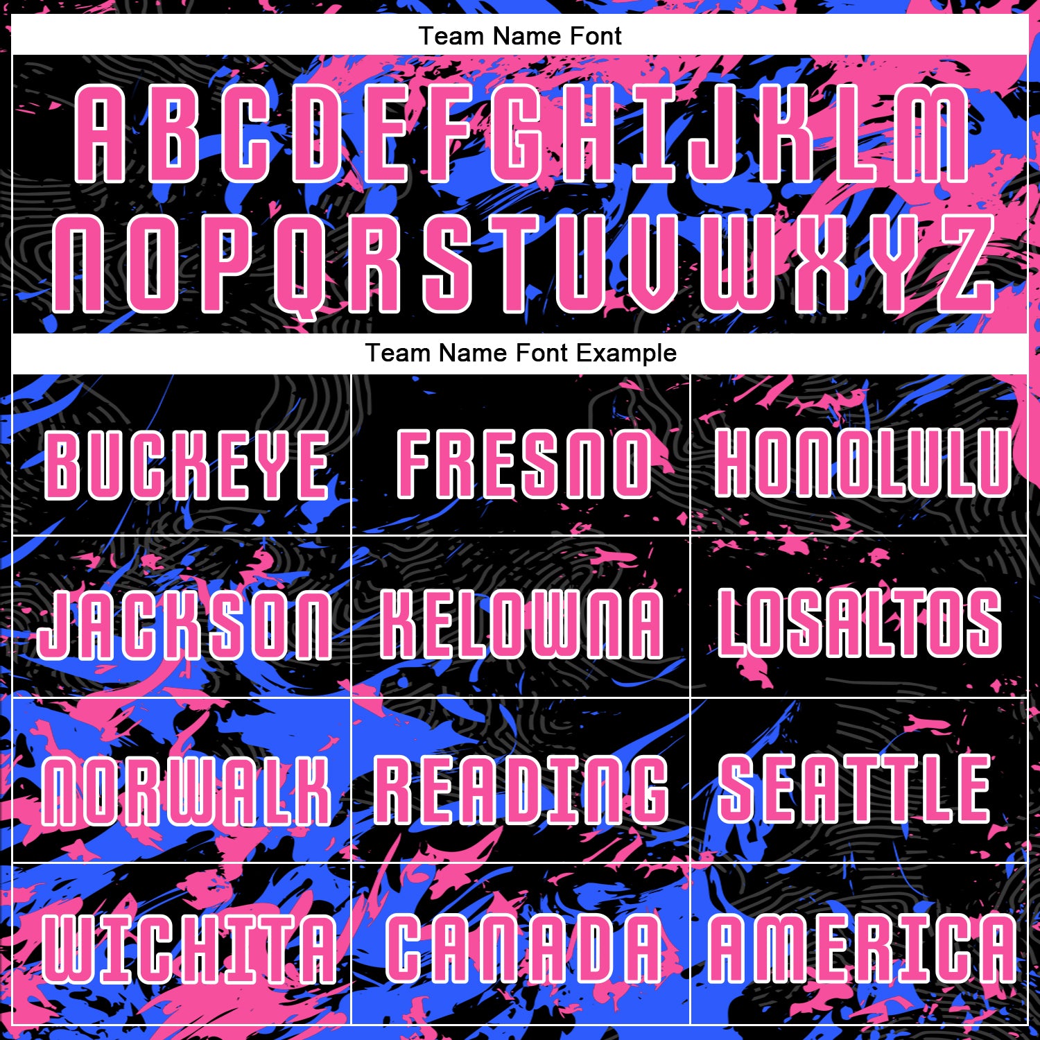 Custom Black Pink Royal-White Fluid Art Splash Sublimation Soccer Uniform Jersey