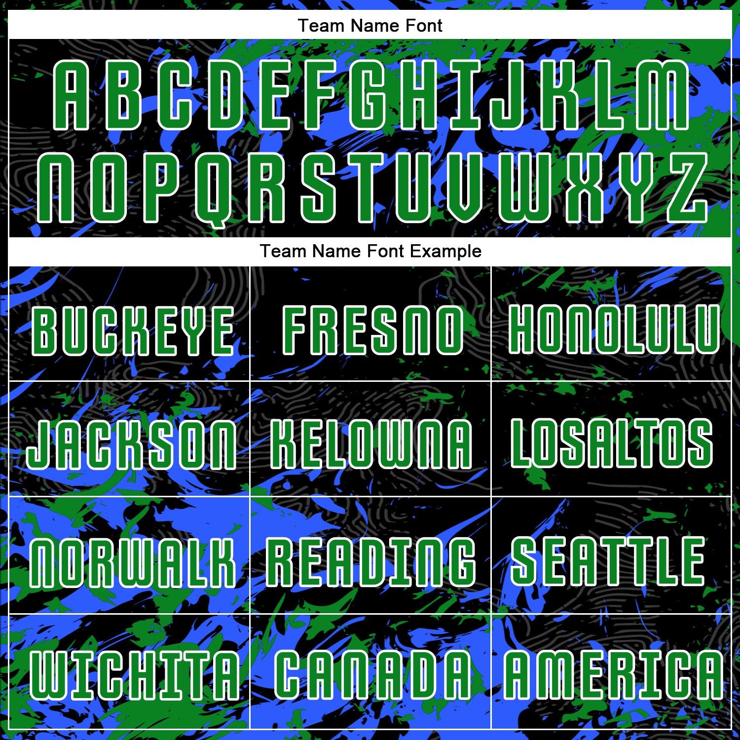 Custom Black Grass Green Royal-White Fluid Art Splash Sublimation Soccer Uniform Jersey