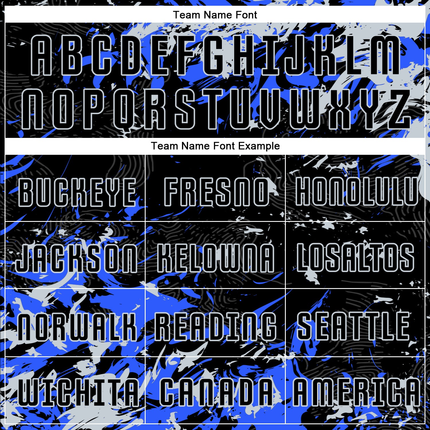 Custom Black Silver-Royal Fluid Art Splash Sublimation Soccer Uniform Jersey