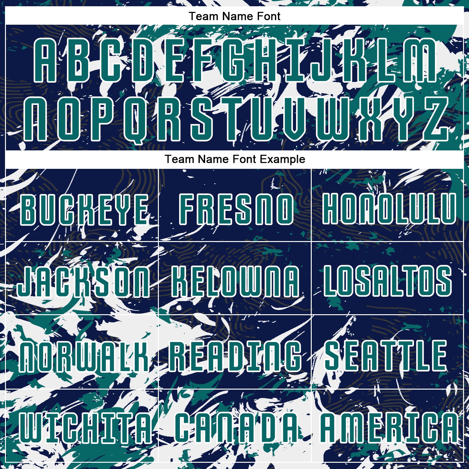 Custom Navy Teal-White Fluid Art Splash Sublimation Soccer Uniform Jersey