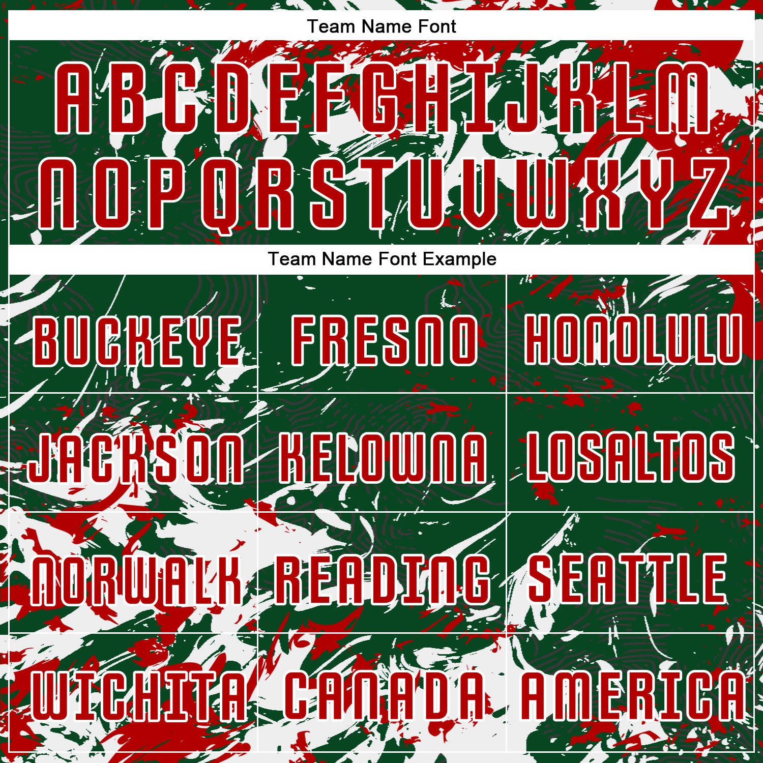 Custom Green Red-White Fluid Art Splash Sublimation Soccer Uniform Jersey