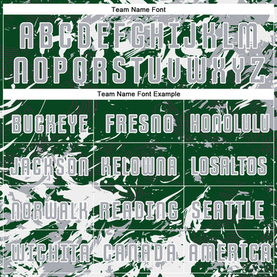 Custom Green Gray-White Fluid Art Splash Sublimation Soccer Uniform Jersey