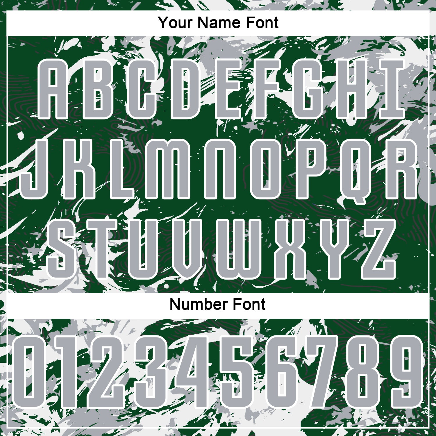 Custom Green Gray-White Fluid Art Splash Sublimation Soccer Uniform Jersey