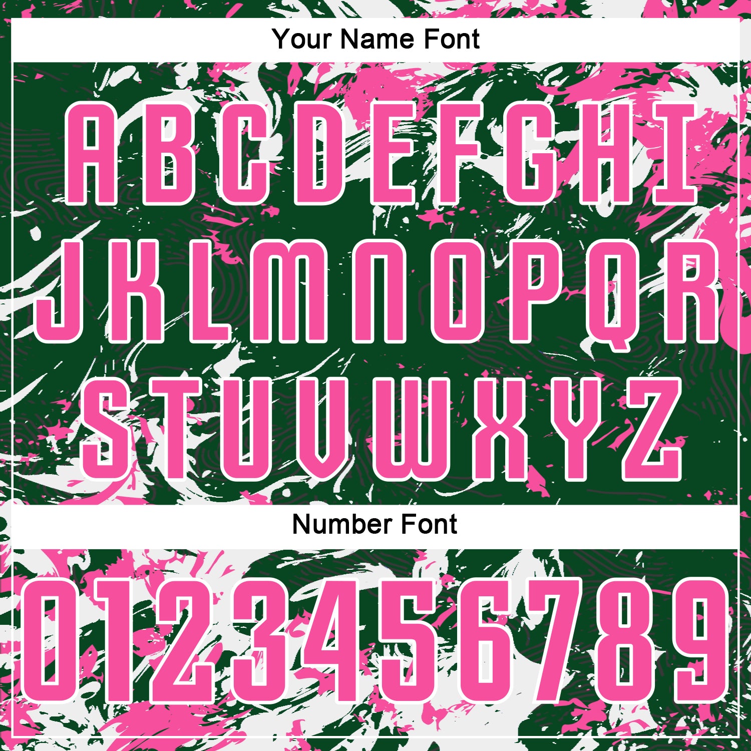 Custom Green Pink-White Fluid Art Splash Sublimation Soccer Uniform Jersey