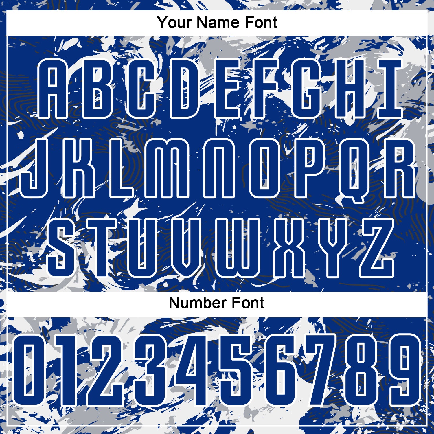 Custom Royal Gray-White Fluid Art Splash Sublimation Soccer Uniform Jersey