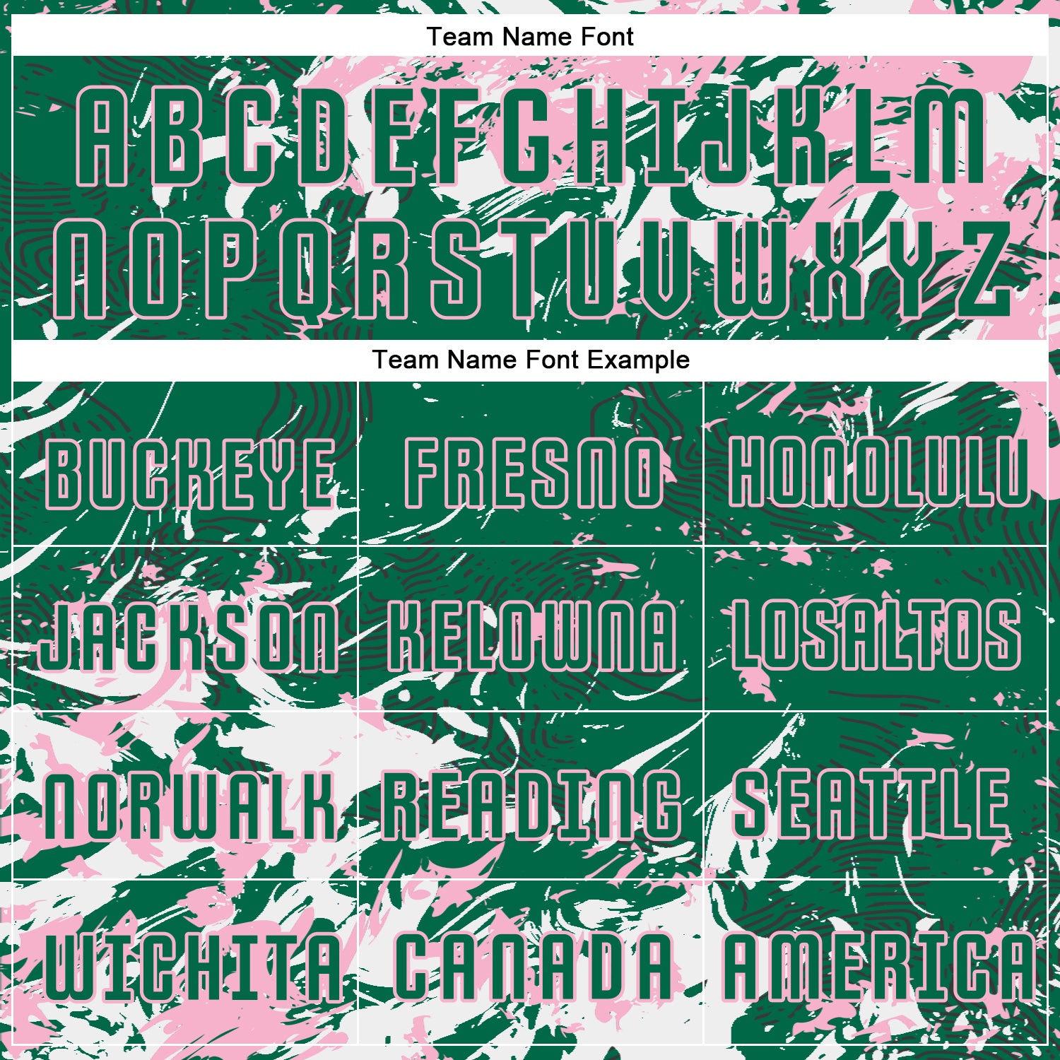 Custom Kelly Green Light Pink-White Fluid Art Splash Sublimation Soccer Uniform Jersey