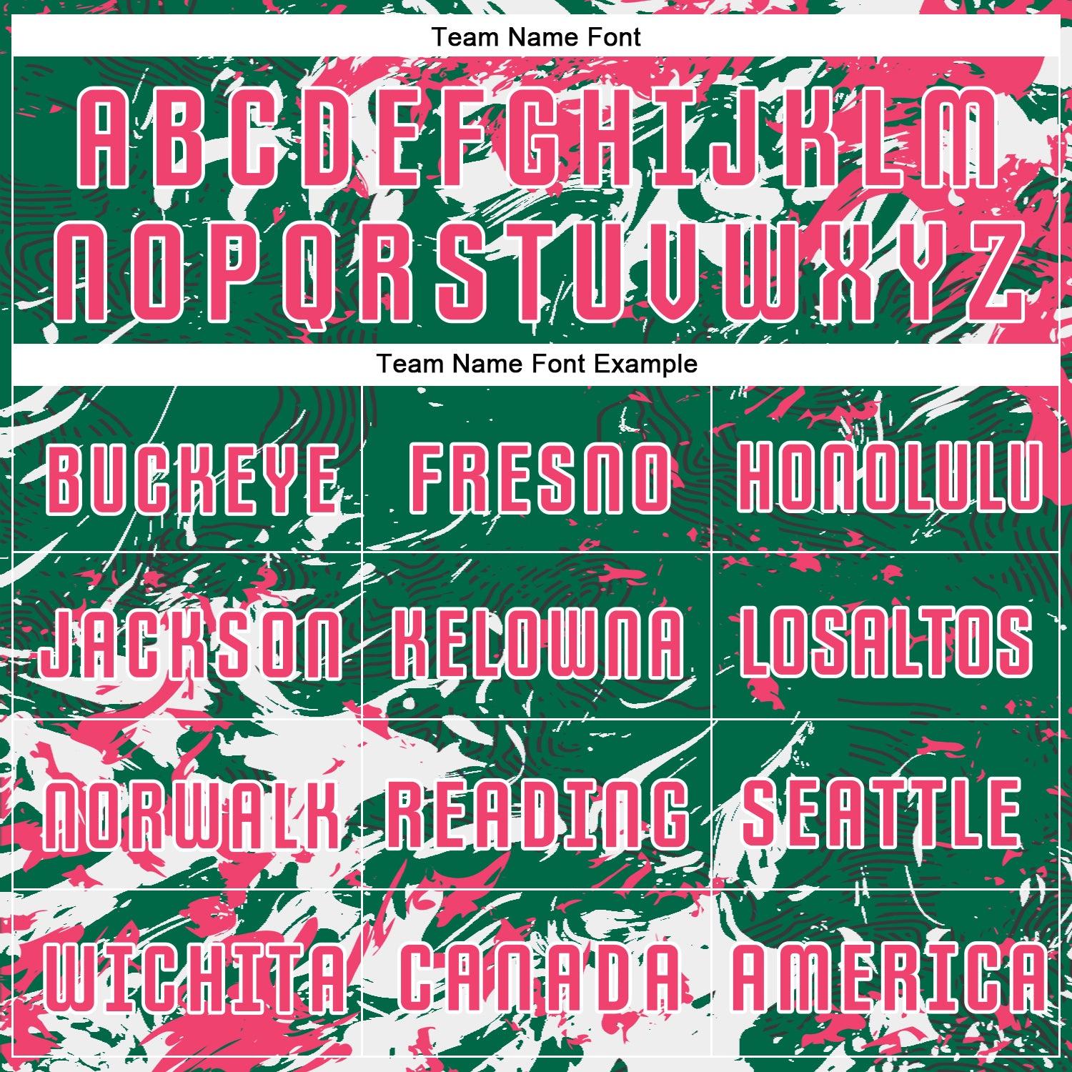 Custom Kelly Green Neon Pink-White Fluid Art Splash Sublimation Soccer Uniform Jersey