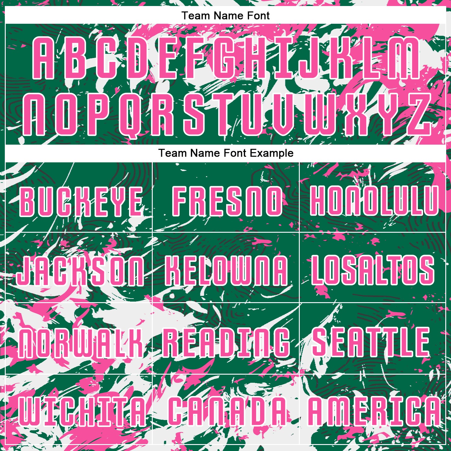 Custom Kelly Green Pink-White Fluid Art Splash Sublimation Soccer Uniform Jersey