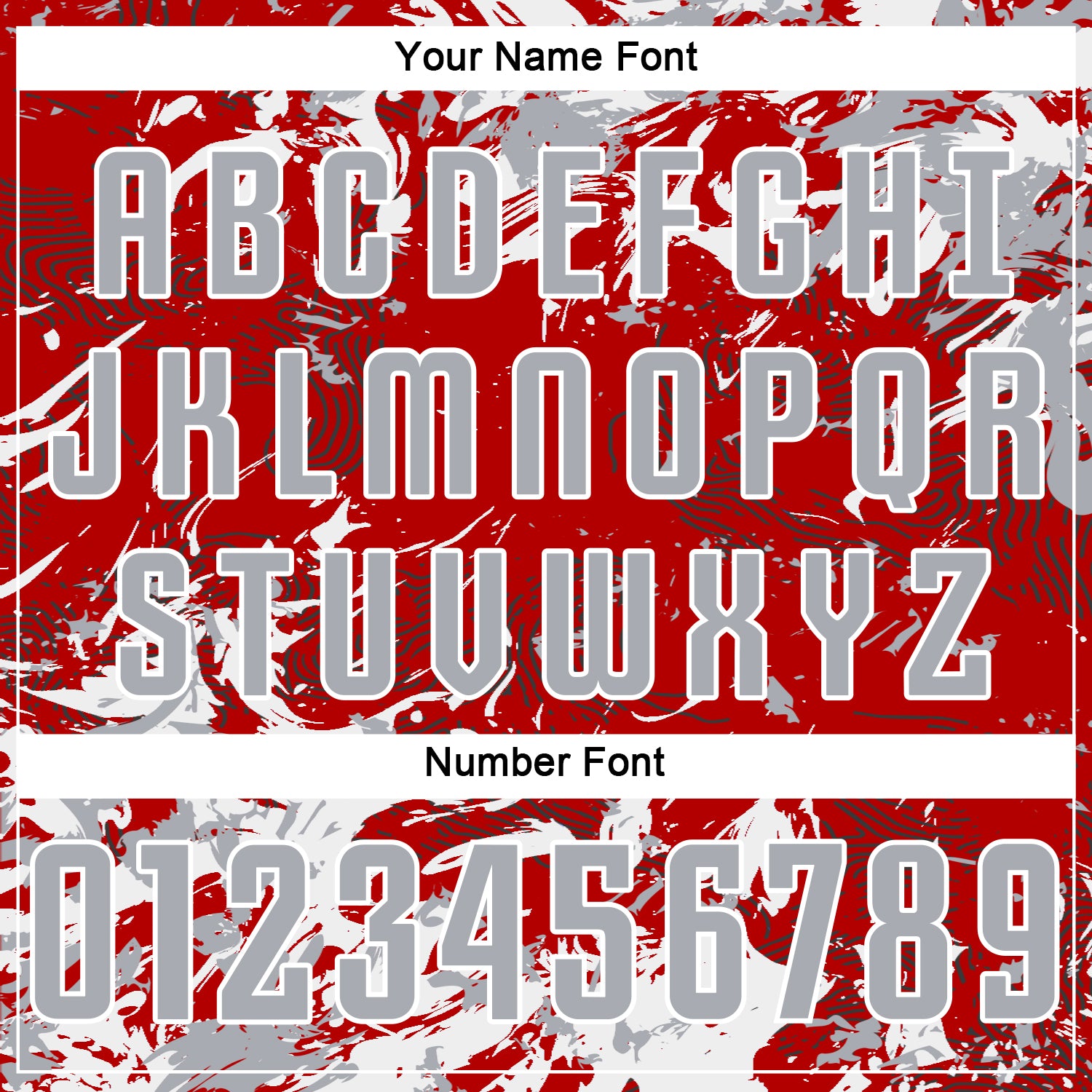 Custom Red Gray-White Fluid Art Splash Sublimation Soccer Uniform Jersey