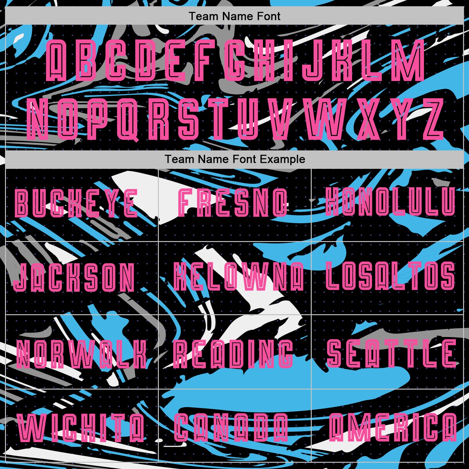 Custom Figure Pink Black-Sky Blue Fluid Art Splash Sublimation Soccer Uniform Jersey