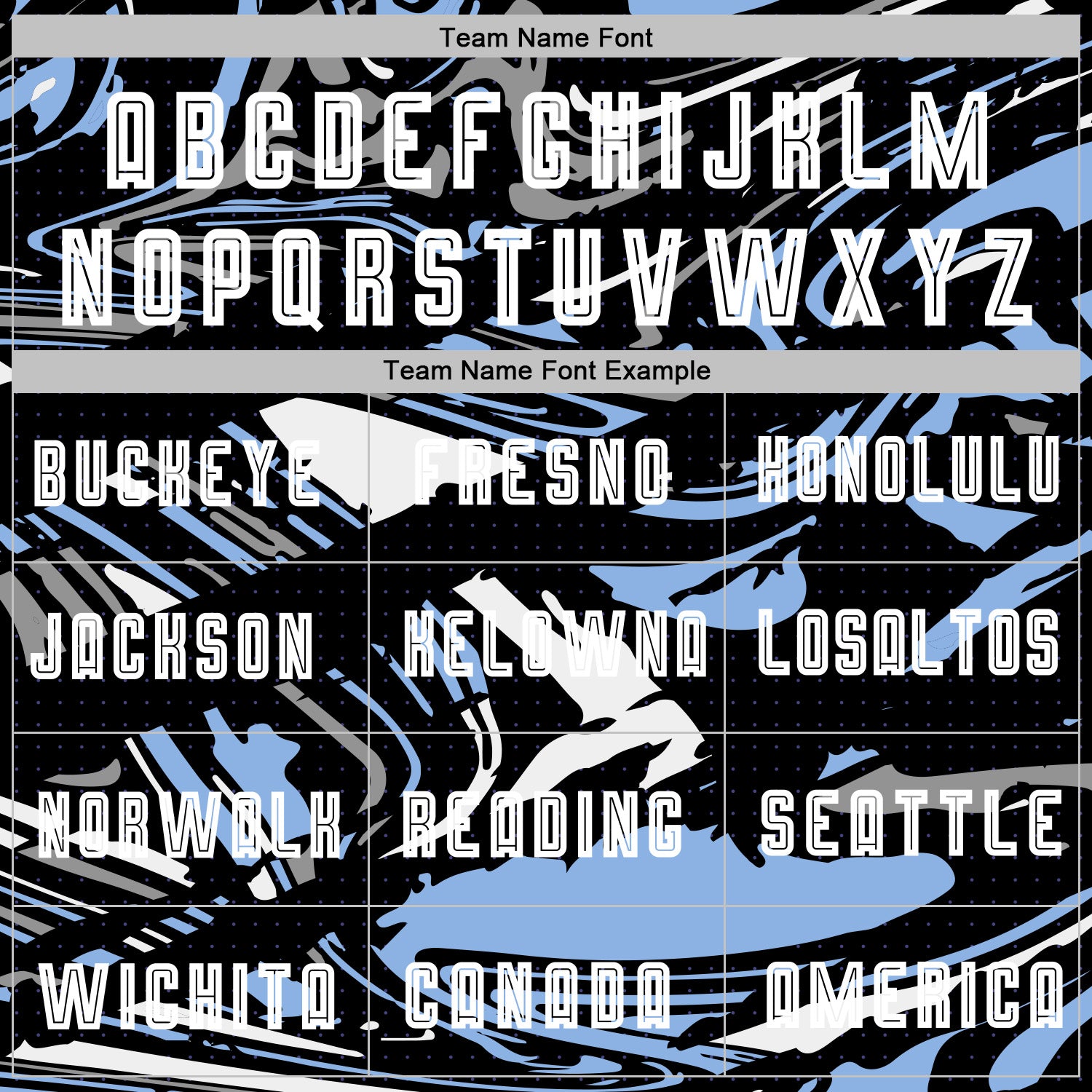 Custom Figure White Black-Light Blue Fluid Art Splash Sublimation Soccer Uniform Jersey