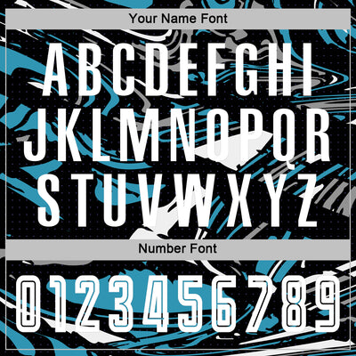 Custom Figure White Black-Panther Blue Fluid Art Splash Sublimation Soccer Uniform Jersey