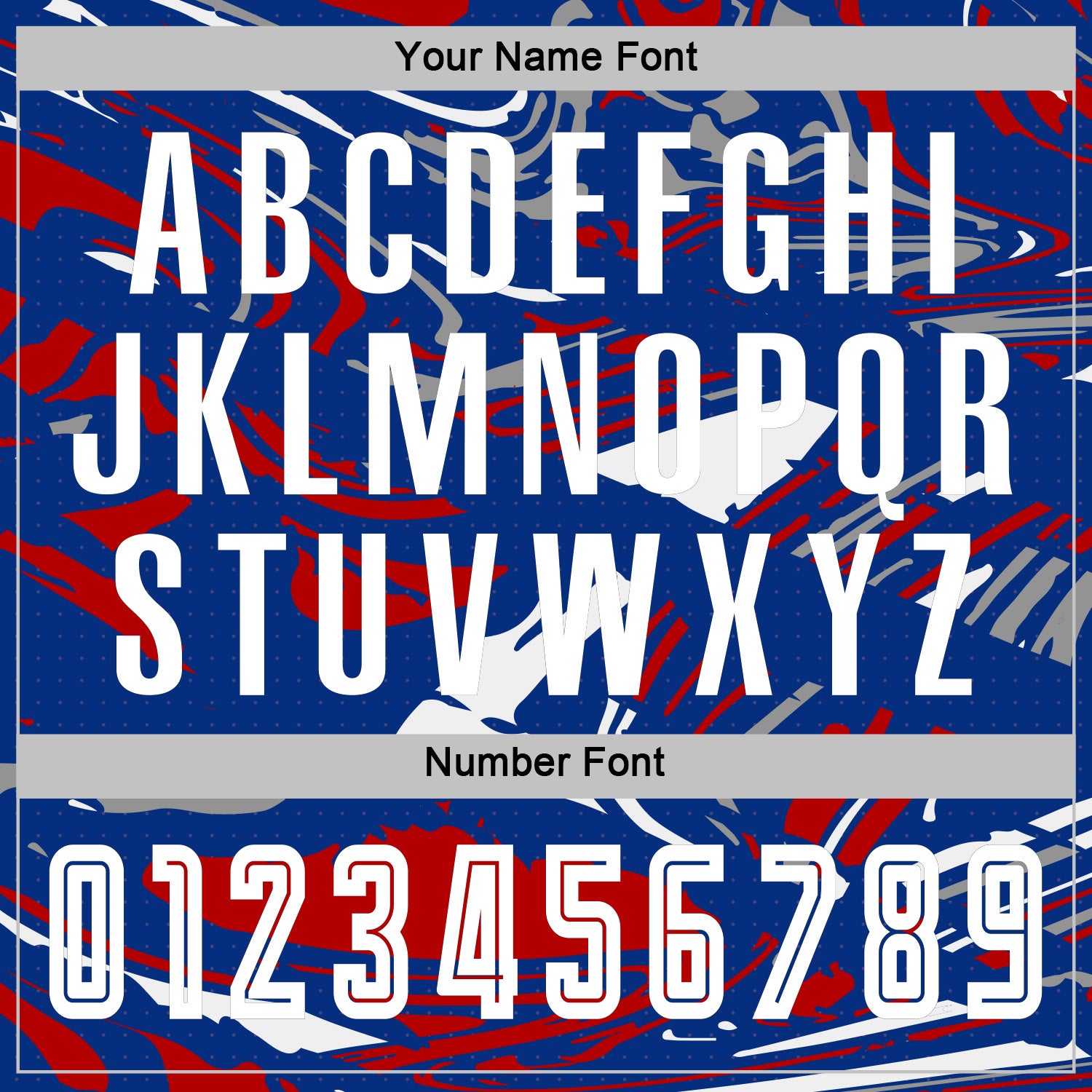 Custom Figure White Royal-Red Fluid Art Splash Sublimation Soccer Uniform Jersey