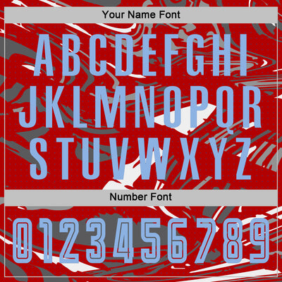 Custom Figure Light Blue Red-Steel Gray Fluid Art Splash Sublimation Soccer Uniform Jersey