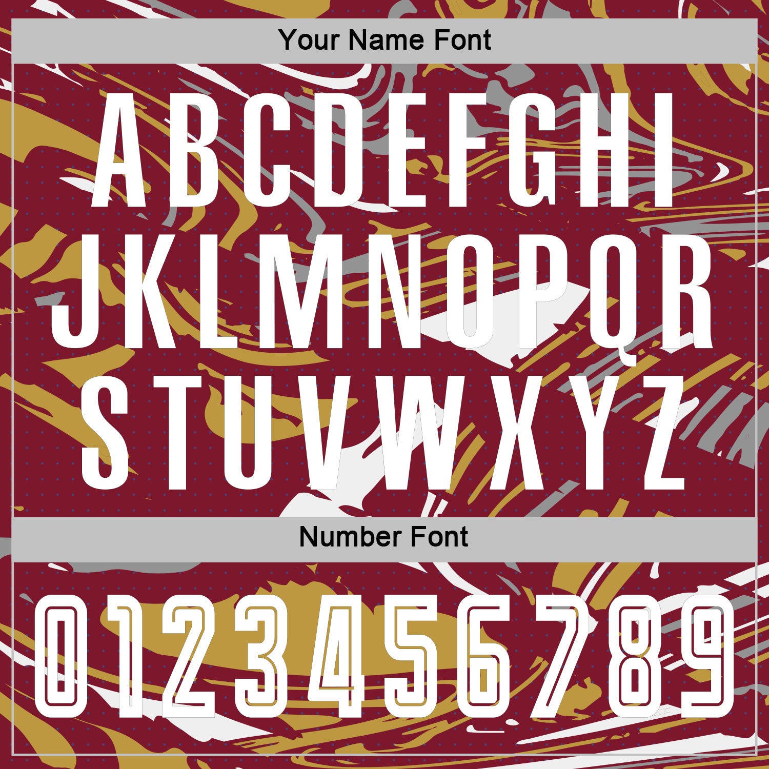 Custom Figure White Crimson-Old Gold Fluid Art Splash Sublimation Soccer Uniform Jersey