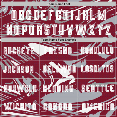 Custom Figure White Crimson-Gray Fluid Art Splash Sublimation Soccer Uniform Jersey