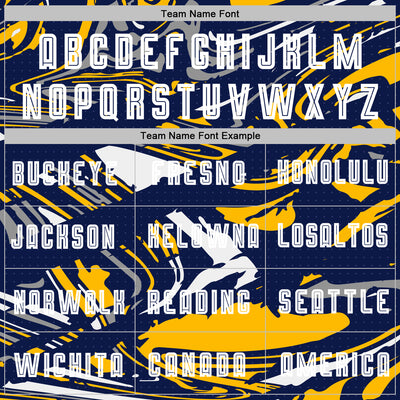 Custom Figure White Navy-Gold Fluid Art Splash Sublimation Soccer Uniform Jersey