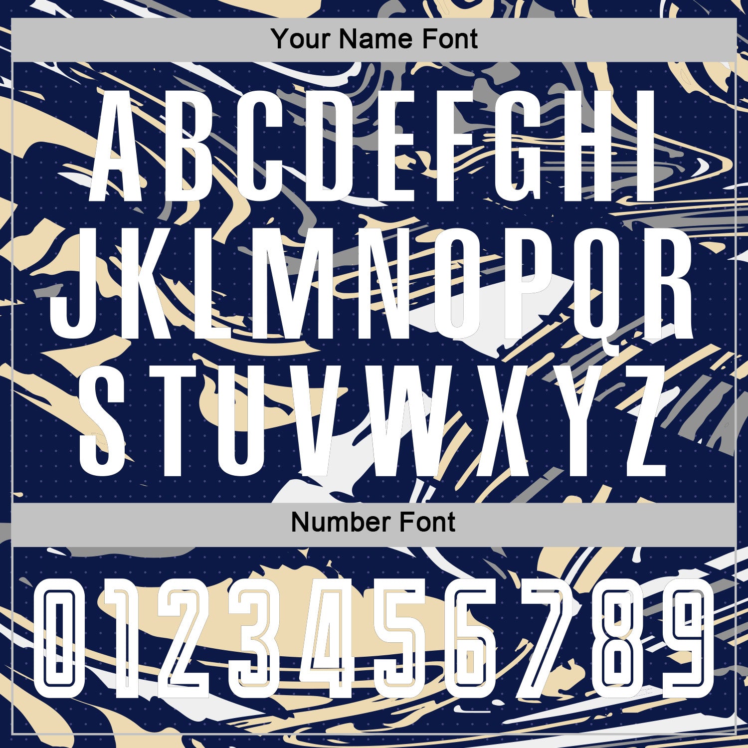 Custom Figure White Navy-Cream Fluid Art Splash Sublimation Soccer Uniform Jersey