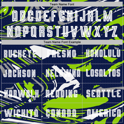 Custom Figure White Navy-Neon Green Fluid Art Splash Sublimation Soccer Uniform Jersey
