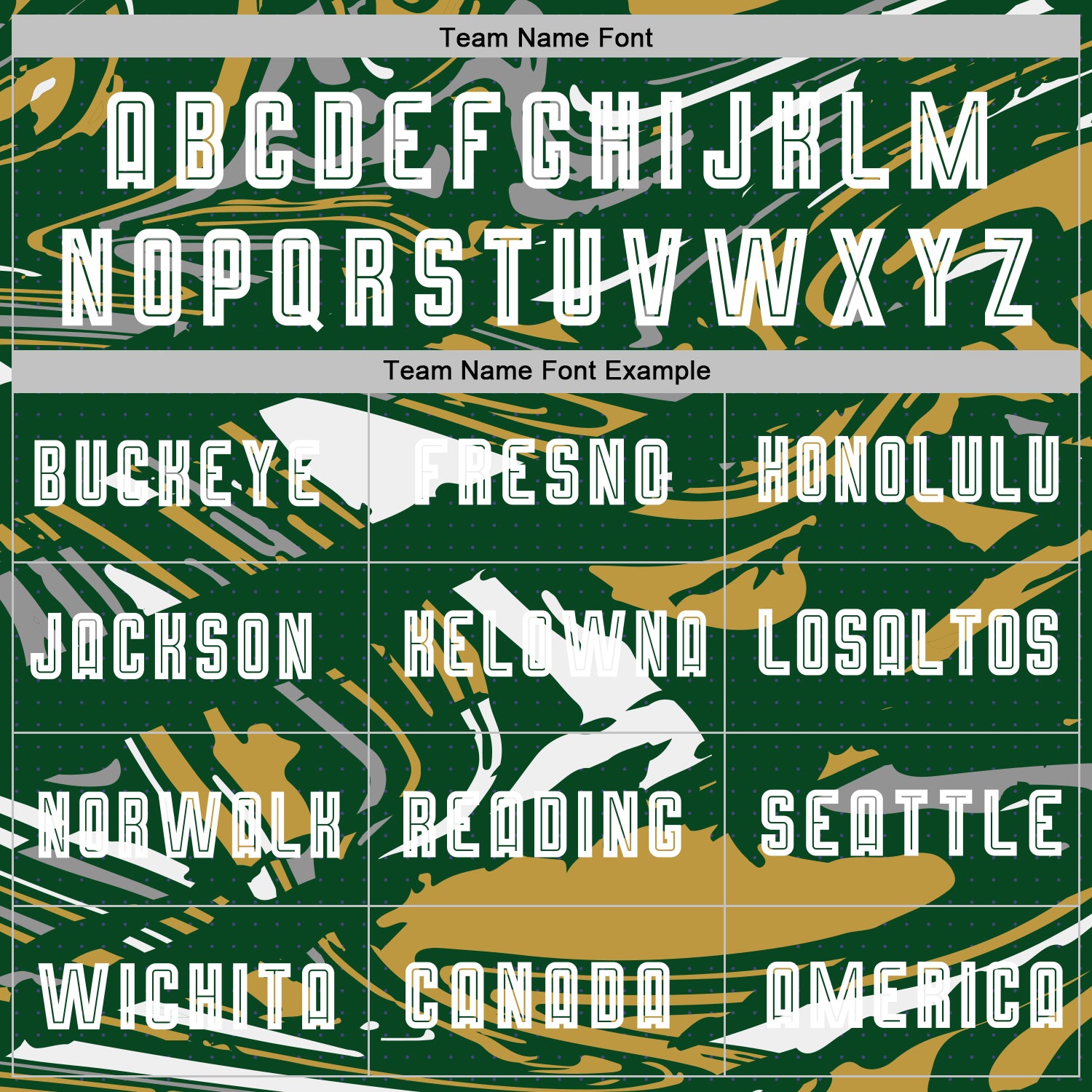 Custom Figure White Green-Old Gold Fluid Art Splash Sublimation Soccer Uniform Jersey