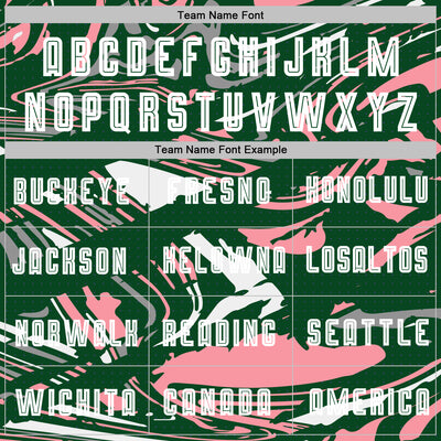 Custom Figure White Green-Medium Pink Fluid Art Splash Sublimation Soccer Uniform Jersey