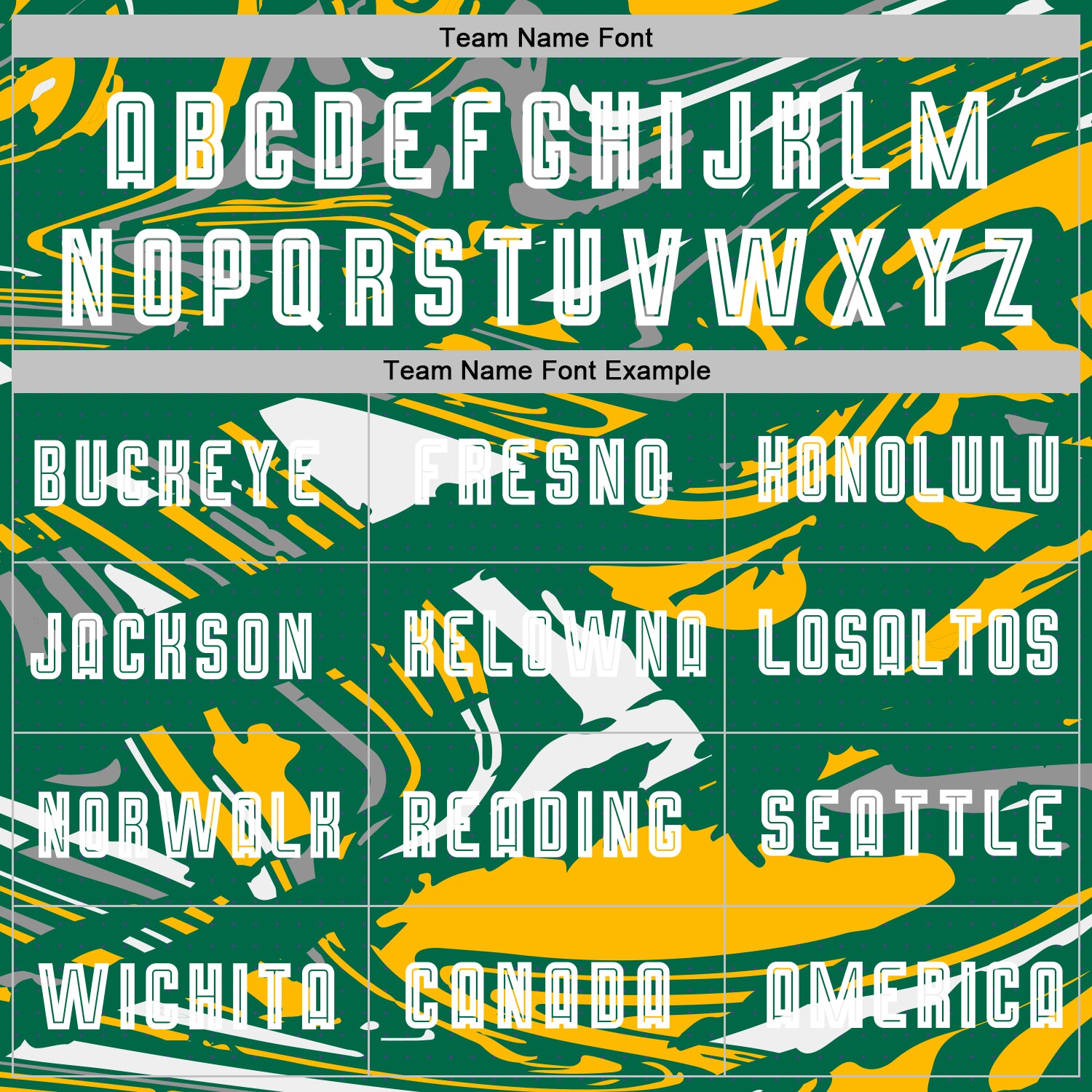 Custom Figure White Kelly Green-Gold Fluid Art Splash Sublimation Soccer Uniform Jersey