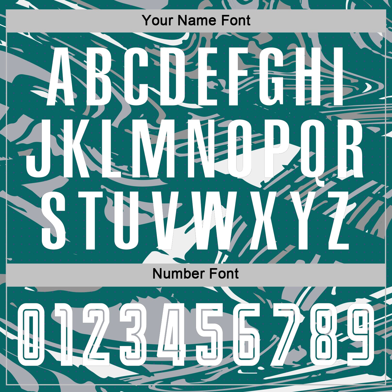 Custom Figure White Teal-Gray Fluid Art Splash Sublimation Soccer Uniform Jersey