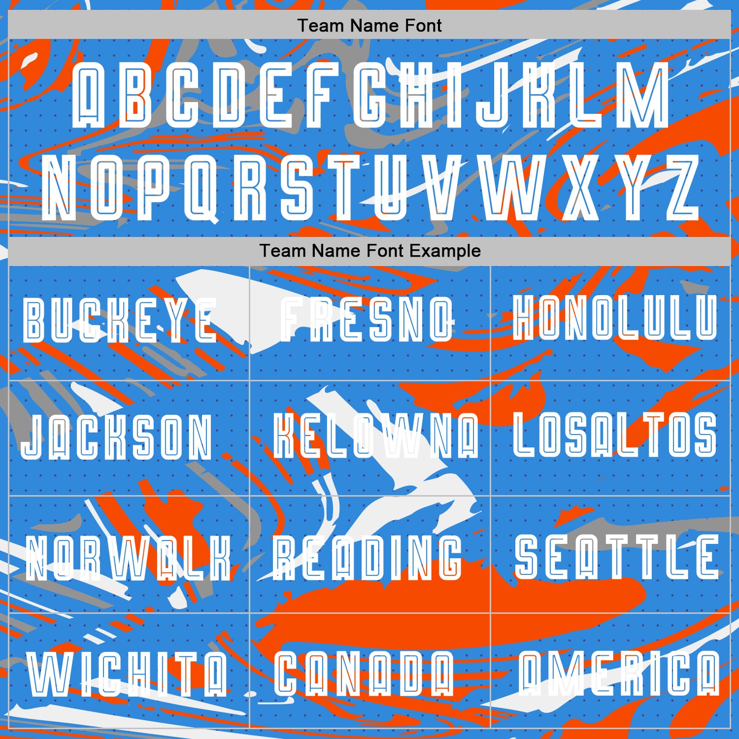 Custom Figure White Powder Blue-Orange Fluid Art Splash Sublimation Soccer Uniform Jersey