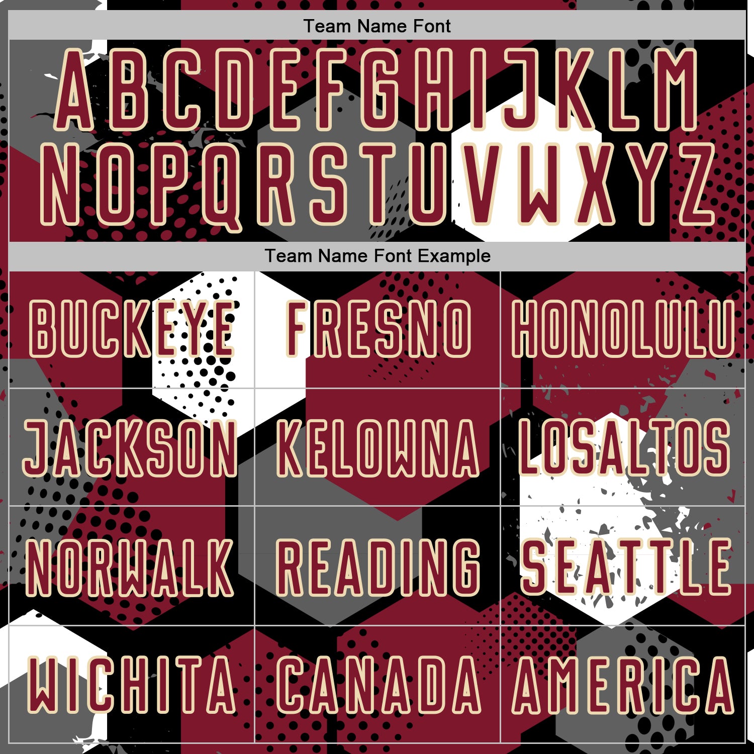 Custom Black Crimson White-Cream Geometric Shape Sublimation Soccer Uniform Jersey