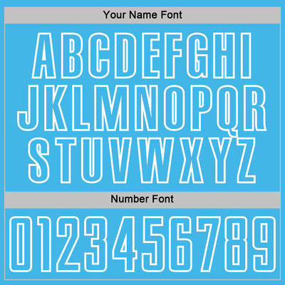 Custom Black Sky Blue-White Geometric Shape Sublimation Soccer Uniform Jersey