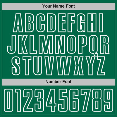 Custom Red Kelly Green-White Geometric Shape Sublimation Soccer Uniform Jersey