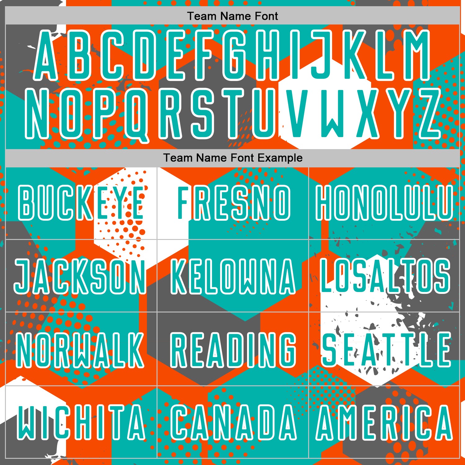 Custom Orange Aqua-White Geometric Shape Sublimation Soccer Uniform Jersey