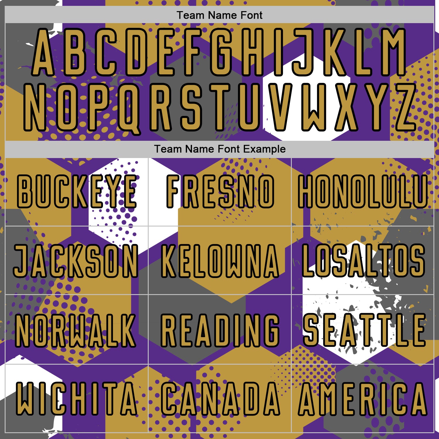 Custom Purple Old Gold White-Black Geometric Shape Sublimation Soccer Uniform Jersey