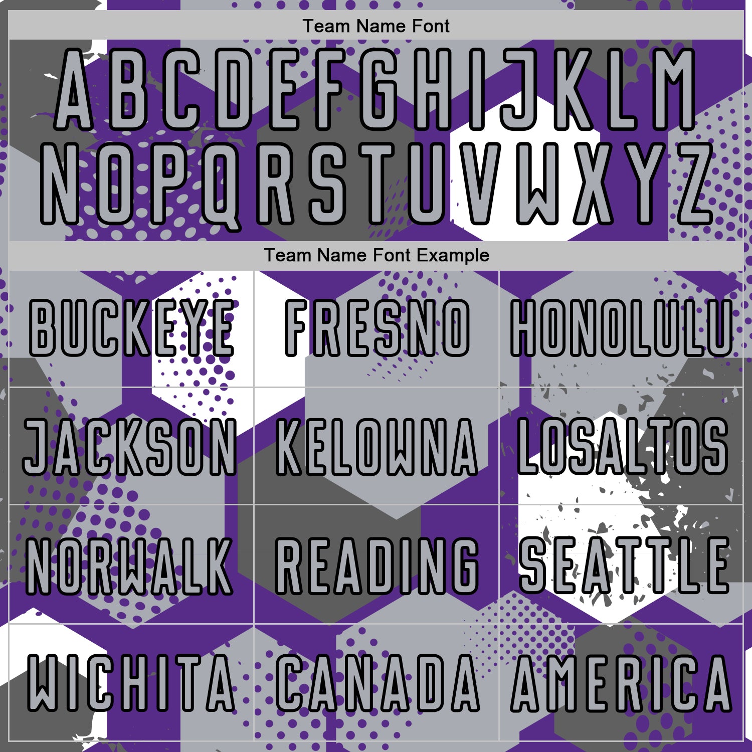 Custom Purple Gray White-Black Geometric Shape Sublimation Soccer Uniform Jersey