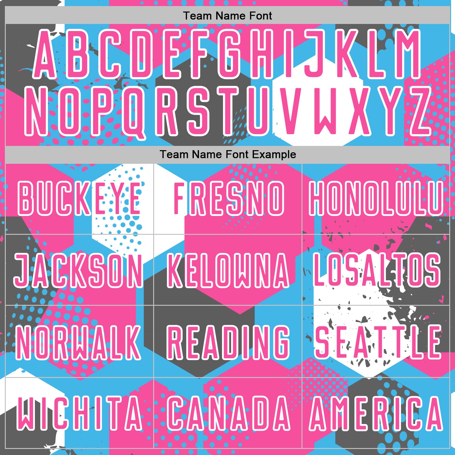 Custom Sky Blue Pink-White Geometric Shape Sublimation Soccer Uniform Jersey