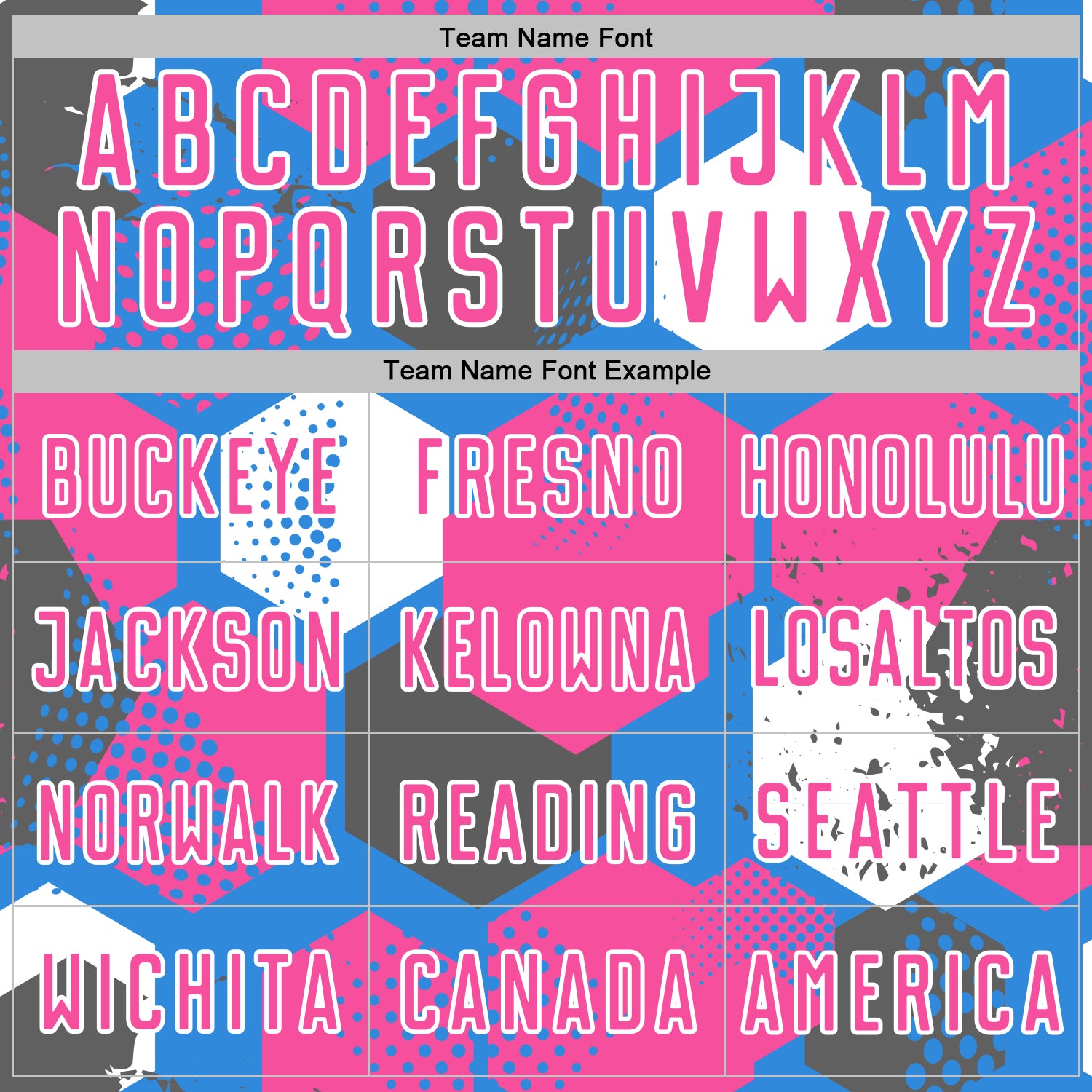 Custom Powder Blue Pink-White Geometric Shape Sublimation Soccer Uniform Jersey