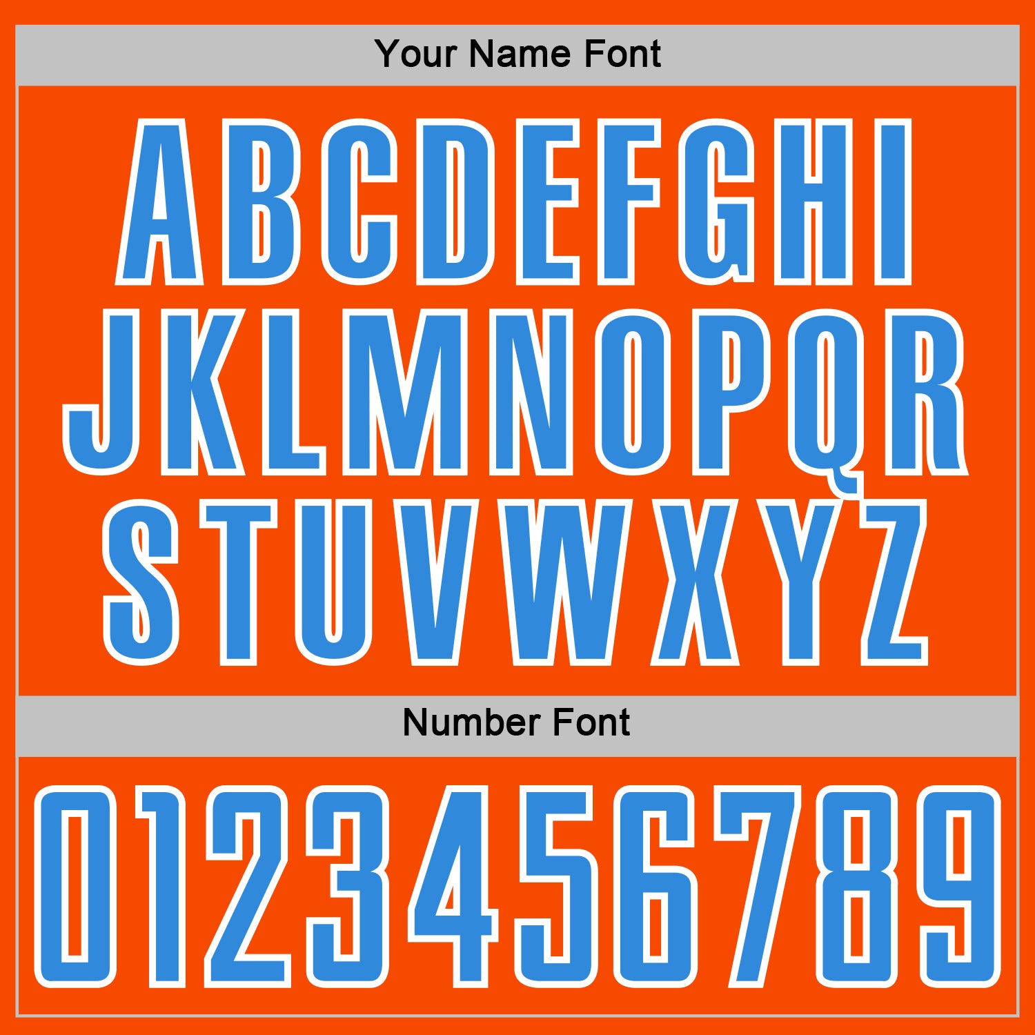 Custom Powder Blue Orange-White Geometric Shape Sublimation Soccer Uniform Jersey