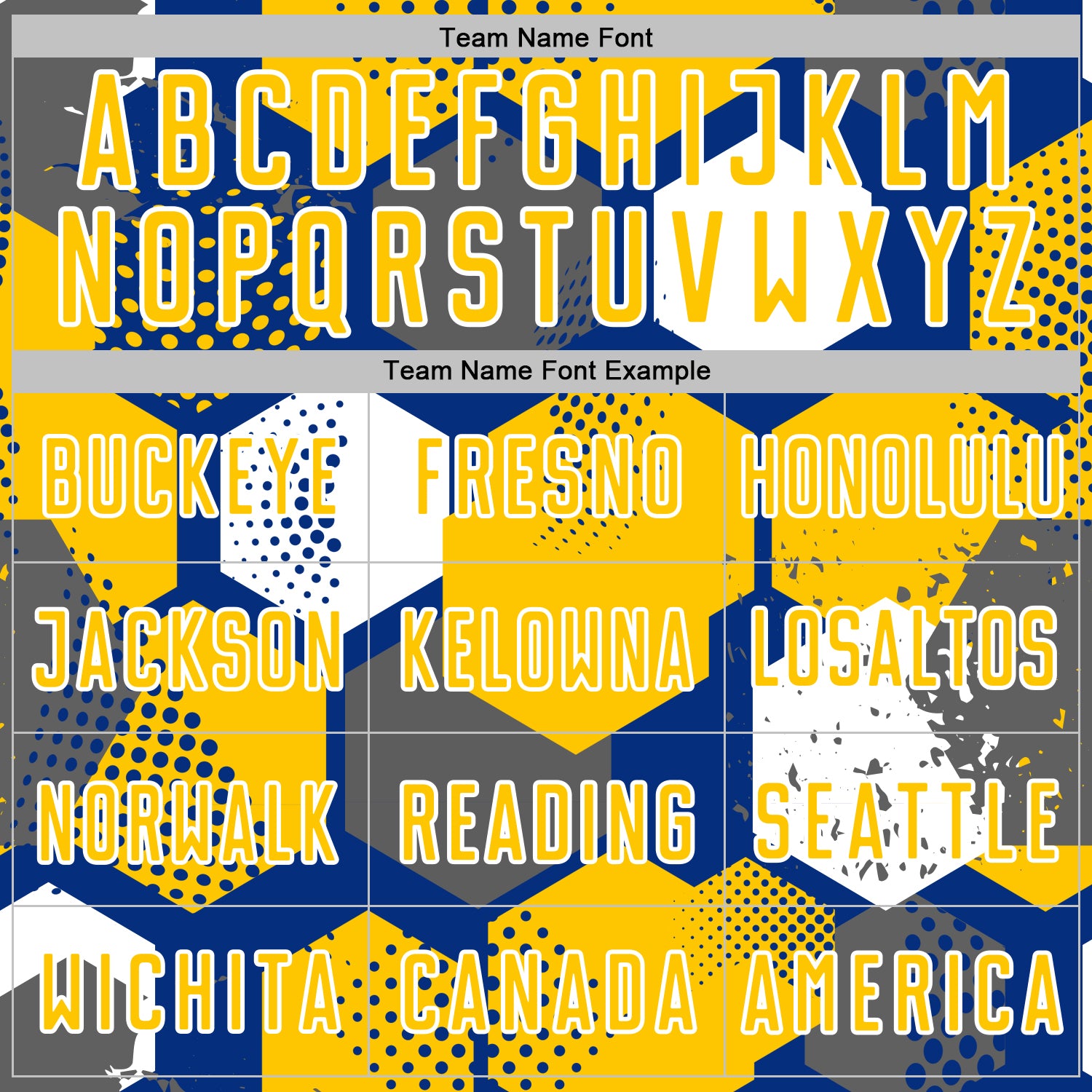 Custom Royal Yellow-White Geometric Shape Sublimation Soccer Uniform Jersey