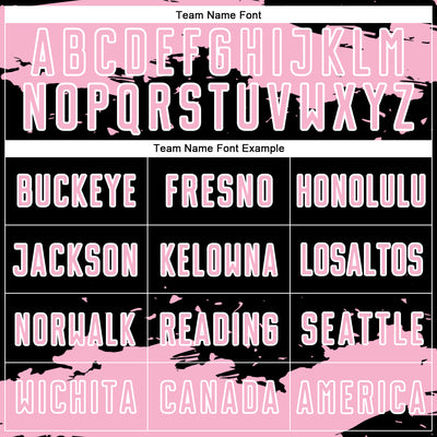 Custom Black Light Pink-White Abstract Fragment Art Sublimation Soccer Uniform Jersey