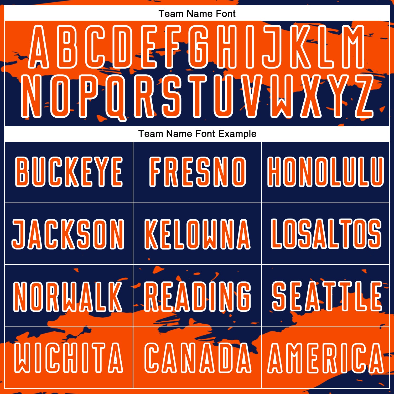 Custom Navy Orange-White Abstract Fragment Art Sublimation Soccer Uniform Jersey