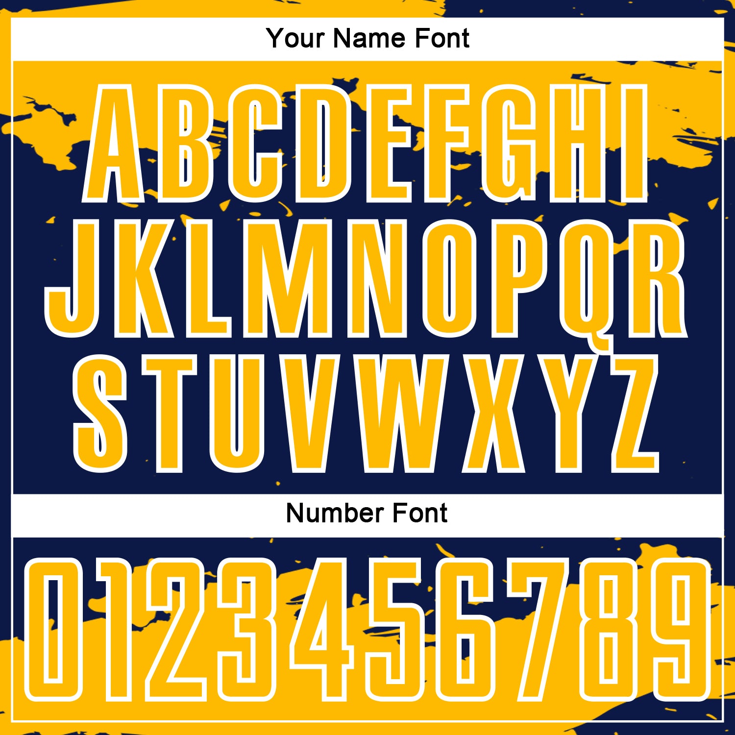 Custom Navy Gold-White Abstract Fragment Art Sublimation Soccer Uniform Jersey