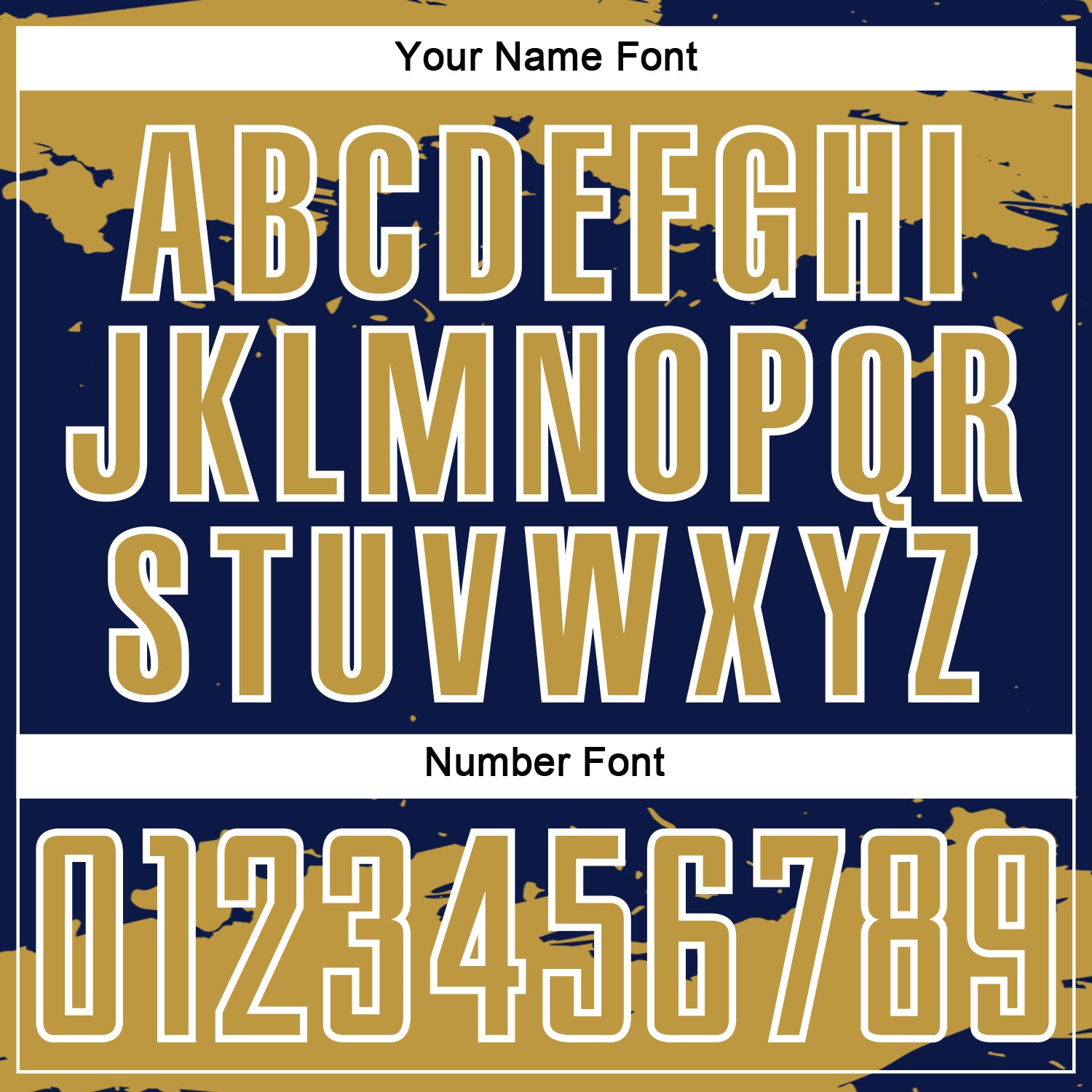 Custom Navy Old Gold-White Abstract Fragment Art Sublimation Soccer Uniform Jersey