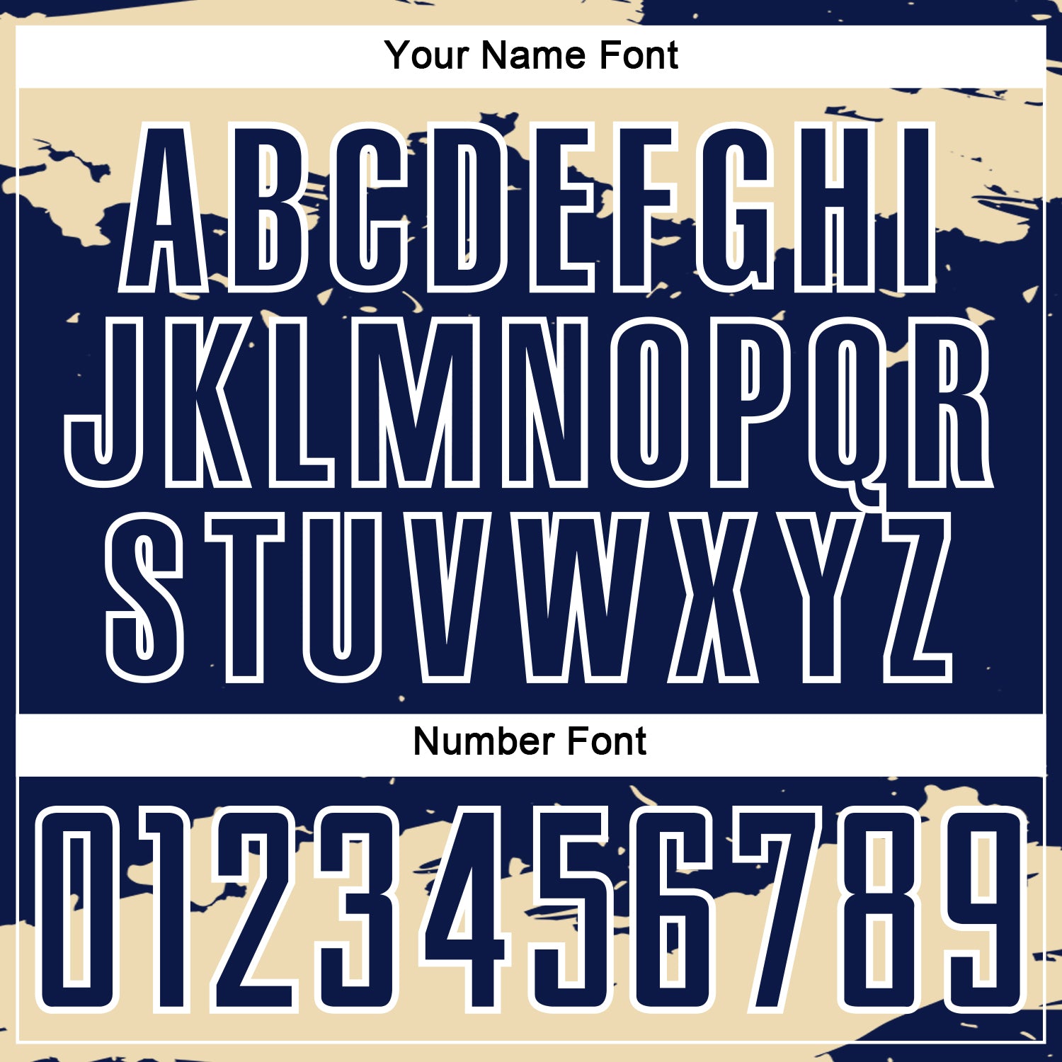 Custom Navy Cream-White Abstract Fragment Art Sublimation Soccer Uniform Jersey