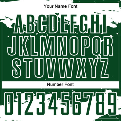 Custom Green White Abstract Fragment Art Sublimation Soccer Uniform Jersey