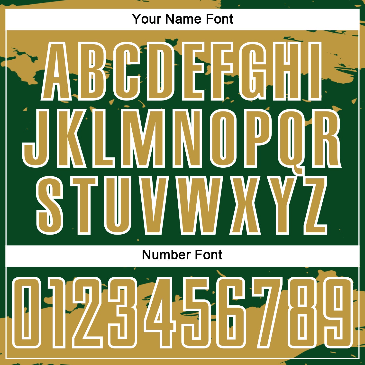 Custom Green Old Gold-White Abstract Fragment Art Sublimation Soccer Uniform Jersey