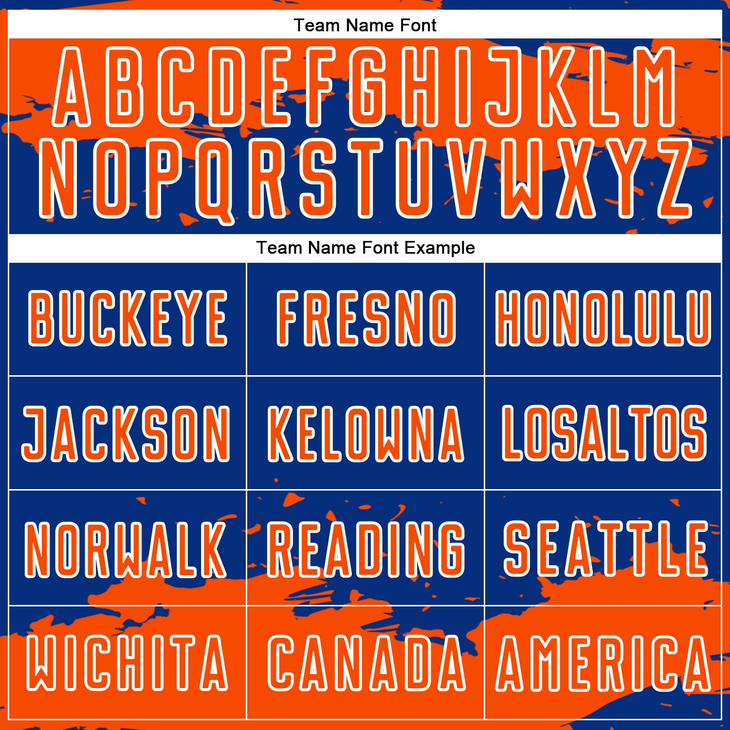 Custom Royal Orange-White Abstract Fragment Art Sublimation Soccer Uniform Jersey