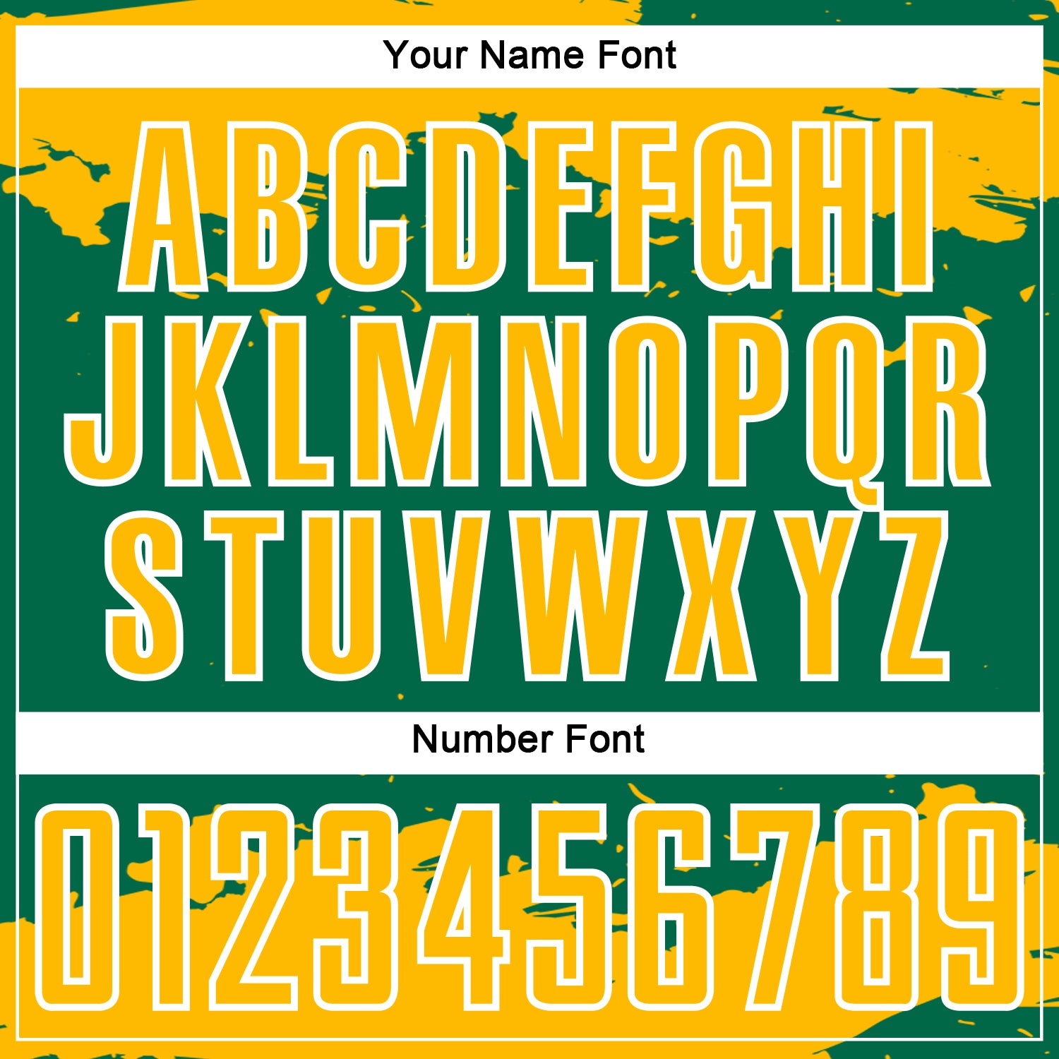 Custom Kelly Green Gold-White Abstract Fragment Art Sublimation Soccer Uniform Jersey