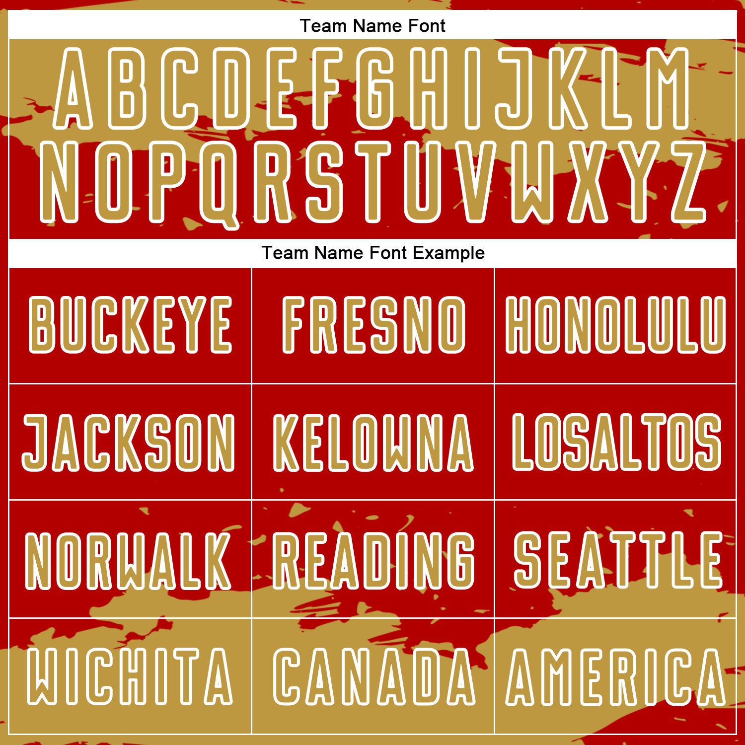 Custom Red Old Gold-White Abstract Fragment Art Sublimation Soccer Uniform Jersey